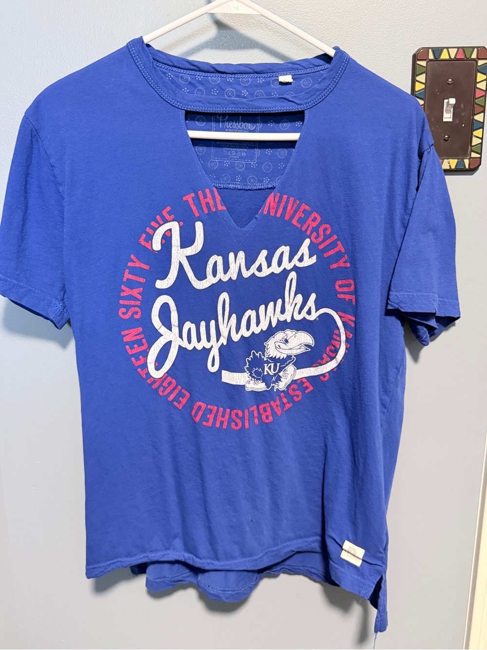 Kansas Jayhawks Women’s Short Sleeve Tee